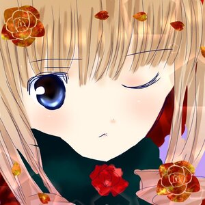 Rating: Safe Score: 0 Tags: 1girl blonde_hair blue_eyes camellia face flower food fruit hibiscus image long_hair orange_flower red_flower red_rose rose shinku solo strawberry tomato User: admin