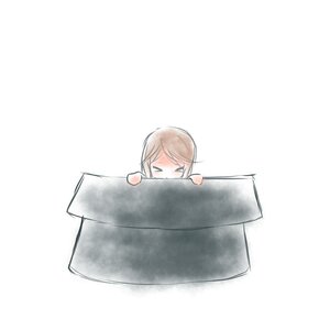 Rating: Safe Score: 0 Tags: 1girl bangs blush brown_hair chibi image in_box in_container short_hair simple_background solo souseiseki striped white_background User: admin