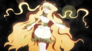 Rating: Safe Score: 0 Tags: 1girl blonde_hair closed_eyes double_bun dress floating image kirakishou long_hair puffy_sleeves solo very_long_hair wavy_hair User: admin