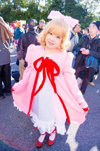 Rating: Safe Score: 0 Tags: blonde_hair bow dress gun hinaichigo multiple_boys realistic red_footwear ribbon shoes short_hair smile solo tree User: admin