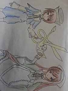 Rating: Safe Score: 0 Tags: blue_dress brown_hair dress green_dress hat heterochromia image long_sleeves multiple_girls neck_ribbon pair ribbon siblings sisters souseiseki standing suiseiseki twins User: admin