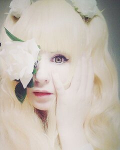 Rating: Safe Score: 0 Tags: 1girl bangs brown_eyes close-up eyelashes face jewelry kirakishou lips looking_at_viewer makeup solo User: admin