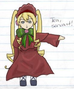 Rating: Safe Score: 0 Tags: 1girl blonde_hair blue_eyes capelet cowboy_shot dress hat image long_hair long_sleeves looking_at_viewer red_dress shinku solo standing twintails User: admin