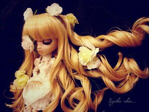Rating: Safe Score: 0 Tags: 1girl bangs blonde_hair closed_eyes doll hair_ornament kirakishou lips long_hair signature simple_background solo upper_body very_long_hair User: admin