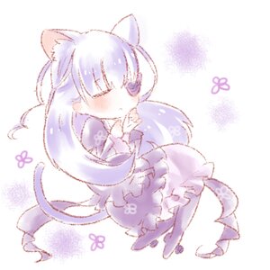 Rating: Safe Score: 0 Tags: 1girl animal_ears barasuishou blush cat_ears dress frills full_body image long_hair pantyhose solo very_long_hair white_legwear User: admin