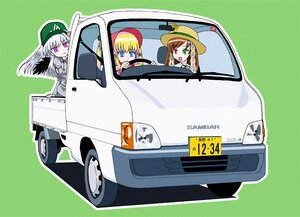 Rating: Safe Score: 0 Tags: 3girls blonde_hair braid car green_eyes ground_vehicle hat heterochromia image long_hair motor_vehicle multiple multiple_girls purple_eyes shinku suigintou tagme User: admin