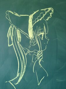 Rating: Safe Score: 0 Tags: 1girl bangs blunt_bangs closed_mouth from_side hat image long_hair monochrome profile rain shinku solo upper_body User: admin