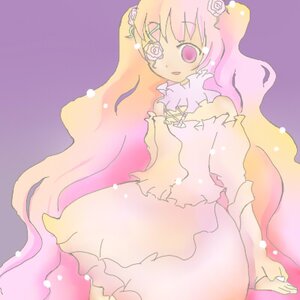Rating: Safe Score: 0 Tags: 1girl dress flower frills image kirakishou long_hair looking_at_viewer open_mouth pink_eyes pink_hair pink_rose purple_background rose smile solo white_rose User: admin
