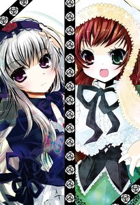 Rating: Safe Score: 0 Tags: 2girls blush dress flower frills green_eyes hairband image long_hair long_sleeves looking_at_viewer multiple_girls open_mouth pair purple_eyes red_eyes rose silver_hair smile suigintou suiseiseki User: admin
