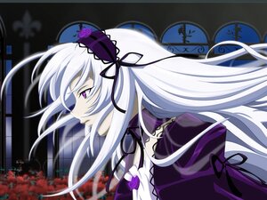 Rating: Safe Score: 0 Tags: 1girl black_ribbon dress flower frills hair_ribbon hairband image lolita_hairband long_hair long_sleeves moon photoshop_(medium) profile puffy_sleeves purple_eyes purple_flower ribbon rose rozen_maiden silver_hair solo solwyvern suigintou vector_trace white_hair wings User: admin