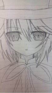Rating: Safe Score: 0 Tags: 1girl collared_shirt crying eyebrows_visible_through_hair greyscale image looking_at_viewer monochrome short_hair simple_background solo souseiseki tears traditional_media white_background User: admin