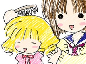 Rating: Safe Score: 0 Tags: 2girls :d =_= bangs blonde_hair blush brown_hair chibi closed_eyes hinaichigo image kashiwaba_tomoe long_sleeves multiple_girls open_mouth sailor_collar school_uniform serafuku simple_background smile solo tongue tongue_out white_background User: admin
