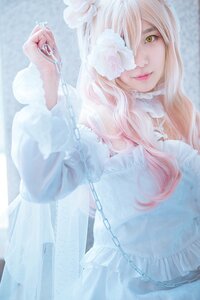 Rating: Safe Score: 0 Tags: 1girl blonde_hair dress hair_over_one_eye kirakishou lips long_hair solo upper_body yellow_eyes User: admin