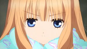 Rating: Safe Score: 0 Tags: 1girl bangs blonde_hair blue_eyes blush close-up closed_mouth eyebrows_visible_through_hair face image looking_at_viewer portrait shinku solo User: admin