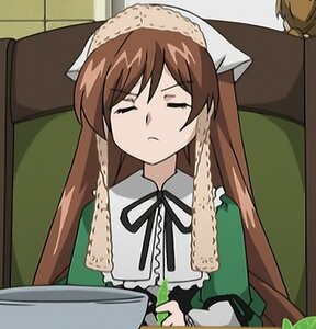Rating: Safe Score: 0 Tags: 1girl apron blush brown_hair closed_eyes dress green_dress head_scarf image long_hair long_sleeves ribbon siblings sleeping_upright solo suiseiseki User: admin