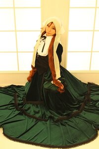 Rating: Safe Score: 0 Tags: 1girl black_dress blonde_hair dress indoors long_hair long_sleeves looking_at_viewer sitting solo suiseiseki window User: admin