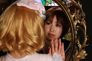 Rating: Safe Score: 0 Tags: 2girls blonde_hair blurry depth_of_field fingernails hat hinaichigo holding_hands kirisame_marisa lips multiple_girls realistic solo yuri User: admin
