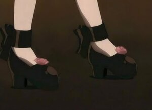 Rating: Safe Score: 0 Tags: 2girls black_gloves gloves image multiple_girls shinku shorts simple_background solo User: admin