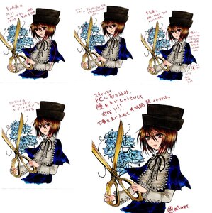 Rating: Safe Score: 0 Tags: 1girl brown_hair hat heterochromia image instrument short_hair solo souseiseki violin User: admin