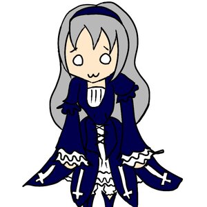 Rating: Safe Score: 0 Tags: 1girl chibi dress hairband image long_hair long_sleeves o_o puffy_sleeves silver_hair simple_background solo suigintou white_background User: admin
