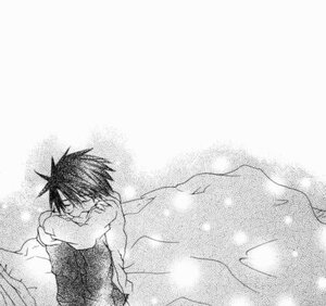Rating: Safe Score: 0 Tags: 1boy greyscale human monochrome sakurada_jun solo spiked_hair User: admin