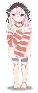 Rating: Safe Score: 0 Tags: 1girl auto_tagged blush full_body hairband image long_hair looking_at_viewer pink_hair red_eyes sketch solo striped suigintou white_background User: admin