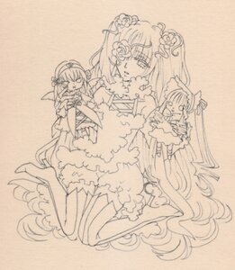 Rating: Safe Score: 0 Tags: 3girls akemi_homura akuma_homura bare_shoulders boots bow dress elbow_gloves frills gloves high_heels image kaname_madoka long_hair monochrome multiple multiple_girls tagme thighhighs traditional_media twintails ultimate_madoka very_long_hair User: admin