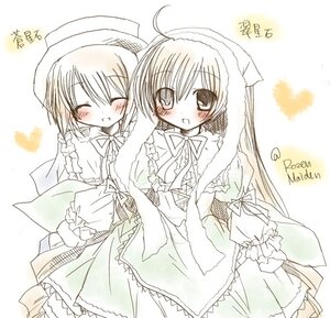 Rating: Safe Score: 0 Tags: 2girls :d :o ^_^ blush brown_hair closed_eyes dated dress hat head_scarf heart image long_hair long_sleeves multiple_girls pair ribbon short_hair smile souseiseki suiseiseki very_long_hair User: admin