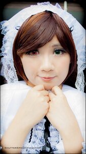 Rating: Safe Score: 0 Tags: 1girl auto_tagged bangs brown_hair closed_mouth green_eyes heterochromia lace lips looking_at_viewer red_eyes short_hair smile solo suiseiseki swept_bangs User: admin