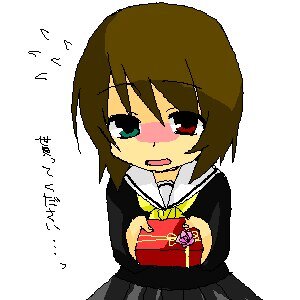 Rating: Safe Score: 0 Tags: 1girl auto_tagged blush box brown_hair gift heart-shaped_box holding holding_gift image incoming_gift long_sleeves looking_at_viewer school_uniform skirt solo souseiseki valentine User: admin