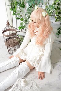 Rating: Safe Score: 0 Tags: 1girl bangs basket bicycle birdcage boots cage closed_eyes dress electric_fan flower frills hair_flower hair_ornament kirakishou long_hair pink_hair sitting solo thighhighs wavy_hair white_dress white_legwear yarn yarn_ball User: admin