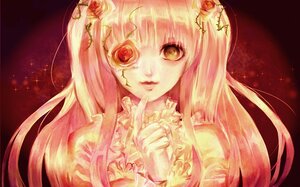 Rating: Safe Score: 0 Tags: 1girl finger_to_mouth flower frills hair_flower hair_ornament image index_finger_raised kirakishou long_hair pink_hair red_flower rose shushing solo sparkle User: admin