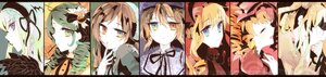 Rating: Safe Score: 0 Tags: 6+girls blonde_hair blue_eyes bow brown_hair closed_eyes column_lineup dress green_eyes green_hair hair_ornament hairband hat hina_ichigo image kanaria long_hair looking_at_viewer multiple multiple_girls shinku short_hair siblings sisters souseiseki suigintou suiseiseki tagme twins twintails User: admin