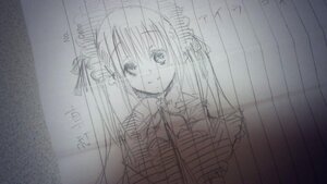 Rating: Safe Score: 0 Tags: 1girl hatsune_miku image long_hair looking_at_viewer shinku sketch solo traditional_media twintails upper_body User: admin
