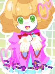 Rating: Safe Score: 0 Tags: 1girl blonde_hair cake drill_hair food green_eyes heart hinaichigo image smile solo twin_drills User: admin