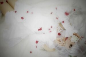 Rating: Safe Score: 0 Tags: 1girl auto_tagged blurry blurry_foreground depth_of_field dress flower kirakishou lips long_hair looking_at_viewer motion_blur petals rose_petals solo yellow_eyes User: admin