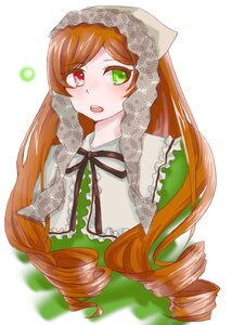 Rating: Safe Score: 0 Tags: 1girl auto_tagged blush brown_hair dress drill_hair frills green_eyes heterochromia image long_hair long_sleeves looking_at_viewer open_mouth red_eyes solo suiseiseki twin_drills upper_body very_long_hair User: admin