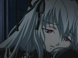 Rating: Safe Score: 0 Tags: 1girl black_ribbon close-up expressionless face hair_ribbon half-closed_eyes image long_hair looking_at_viewer ribbon sad solo suigintou User: admin