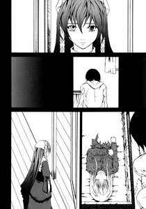 Rating: Safe Score: 0 Tags: 1girl comic doujinshi doujinshi_#13 greyscale image long_hair monochrome multiple User: admin