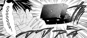 Rating: Safe Score: 0 Tags: 1boy 1girl clenched_teeth comic greyscale human monochrome sakurada_jun solo teeth User: admin