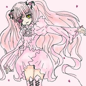 Rating: Safe Score: 0 Tags: 1girl dress eyepatch flower frills green_eyes hair_flower hair_ornament image kirakishou long_hair long_sleeves oekaki pink_dress pink_hair pink_theme rose solo thighhighs very_long_hair vines User: admin