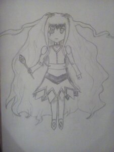 Rating: Safe Score: 0 Tags: 1girl full_body image kirakishou long_hair looking_at_viewer monochrome solo standing traditional_media very_long_hair User: admin