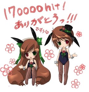 Rating: Safe Score: 0 Tags: 1girl :d animal_ears bow brown_hair fishnet_legwear fishnets green_eyes hat heterochromia image long_hair pair pantyhose red_eyes short_hair souseiseki suiseiseki top_hat User: admin