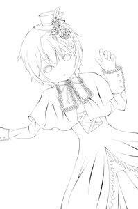 Rating: Safe Score: 0 Tags: 1boy blush capelet dress flower greyscale hat hat_flower image mini_hat mini_top_hat monochrome neck_ribbon ribbon rose solo souseiseki striped top_hat User: admin