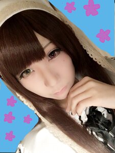 Rating: Safe Score: 0 Tags: 1girl bangs brown_eyes brown_hair closed_mouth lips looking_at_viewer solo suiseiseki User: admin