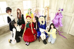 Rating: Safe Score: 0 Tags: 6+girls blonde_hair brown_hair dress hair_ornament hat long_hair multiple_cosplay multiple_girls shinku souseiseki suigintou suiseiseki tagme window User: admin