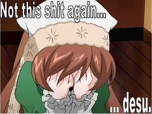 Rating: Safe Score: 0 Tags: 1girl blush brown_hair closed_eyes covering_face dress frills green_dress hands_on_own_face hat image long_sleeves parody solo suiseiseki User: admin