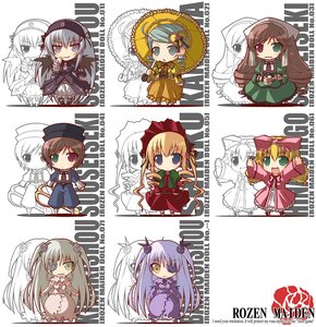 Rating: Safe Score: 0 Tags: 6+girls blonde_hair blue_dress blue_eyes bonnet bow brown_hair chibi dress drill_hair eyepatch flower frills green_dress green_eyes green_hair hairband hat heterochromia hina_ichigo image kanaria long_hair long_sleeves multiple multiple_girls pink_bow ribbon shinku short_hair siblings silver_hair sisters souseiseki suigintou suiseiseki tagme twins two_side_up very_long_hair wings User: admin