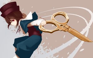 Rating: Safe Score: 0 Tags: 1girl auto_tagged brown_hair capelet commentary_request doll expressionless hat image long_sleeves looking_at_viewer pantyhose red_eyes ribbon rozen_maiden scissors shiro-inu short_hair skirt solo souseiseki top_hat weapon User: admin