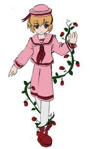 Rating: Safe Score: 0 Tags: 1boy apple blonde_hair cherry flower food fruit full_body grapes hat hinaichigo holding_fruit image plant red_flower shorts solo standing strawberry tomato tulip white_legwear User: admin